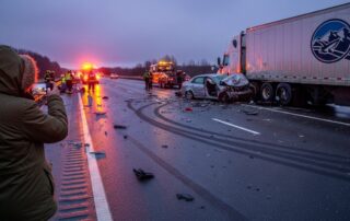 what evidence to collect truck crash