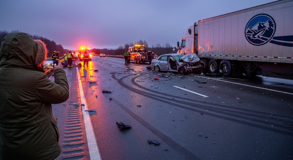 what evidence to collect truck crash