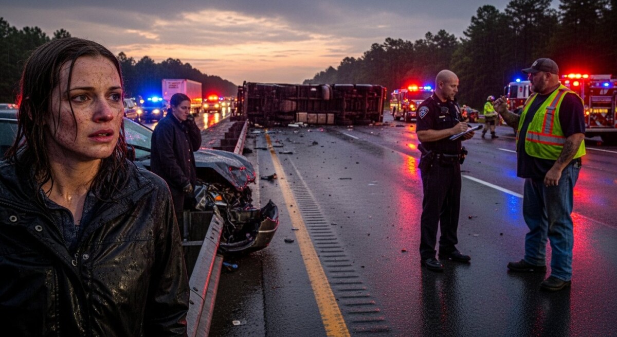 what if truck driver lied to police