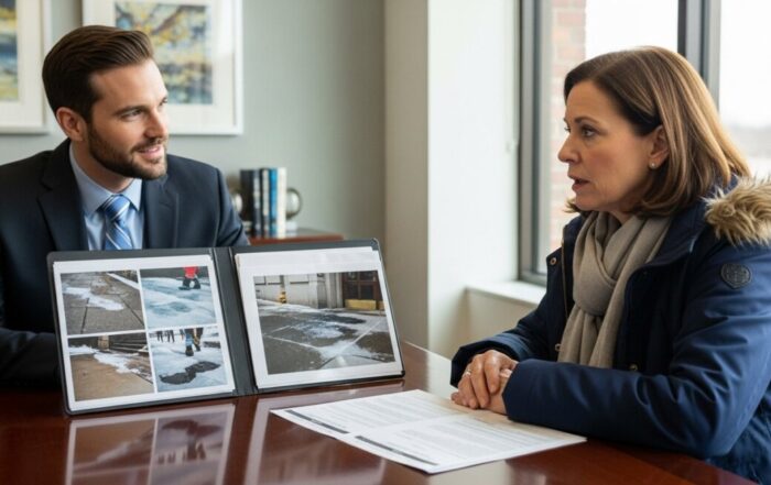 free slip and fall case review