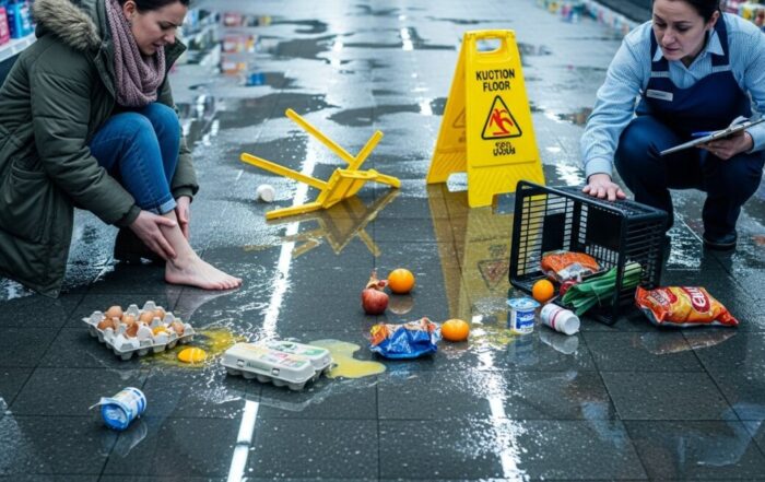 what evidence needed in slip and fall