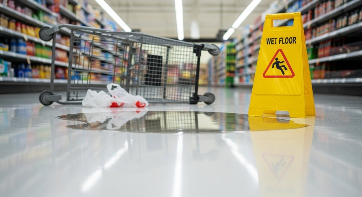 slippery floor accident compensation