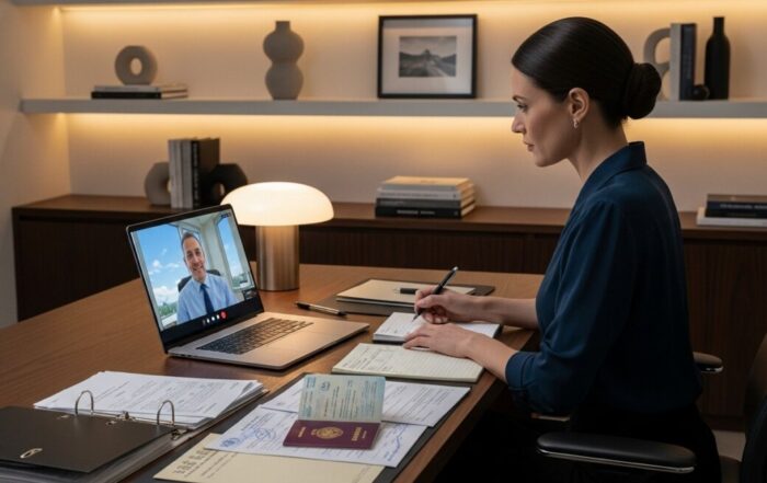 filing claim from another country