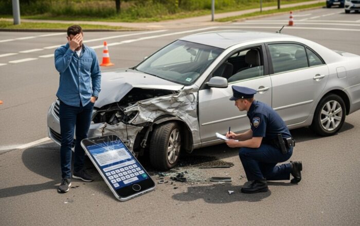 what if driver was using phone during accident