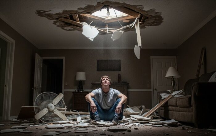can i claim injury for falling ceiling collapse