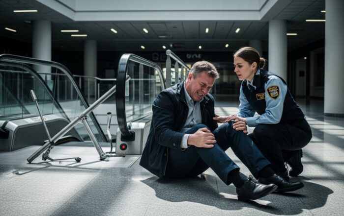 can i file claim for escalator accident injury