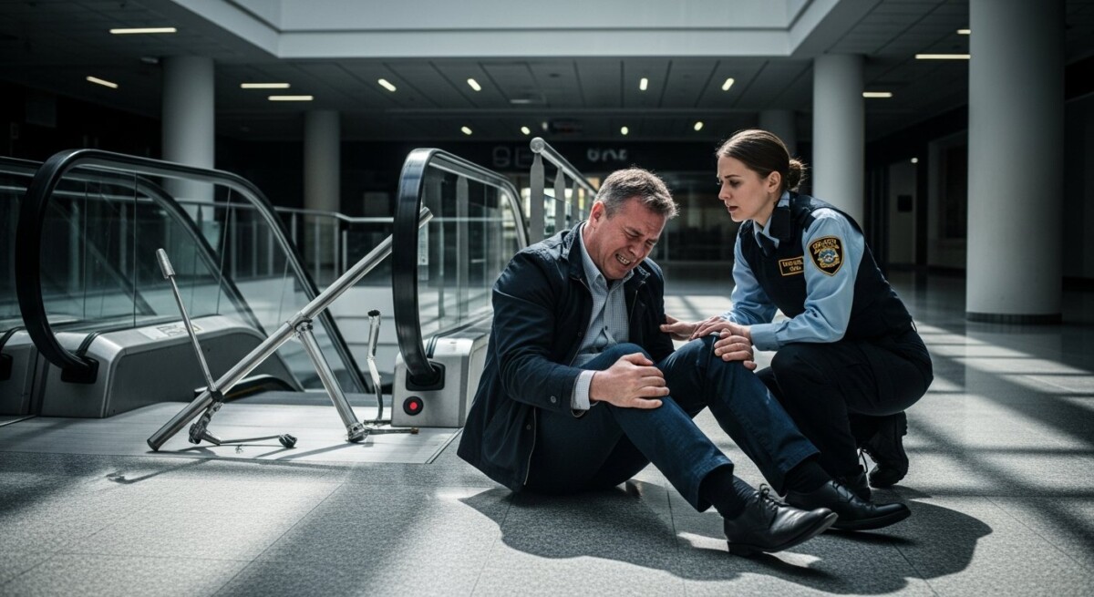 can i file claim for escalator accident injury