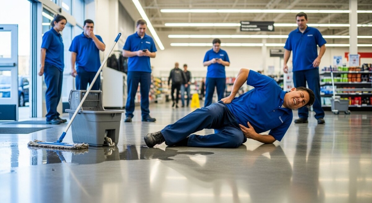 can i file claim for workplace slip and fall