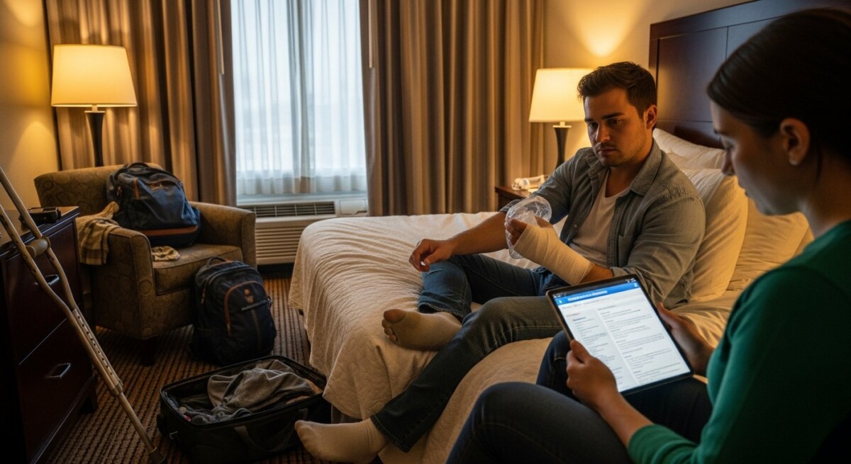 can i file claim after accident during vacation