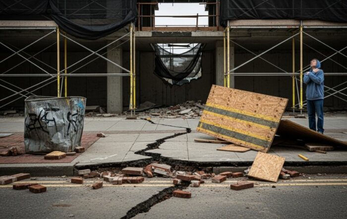 can i claim injury from construction debris