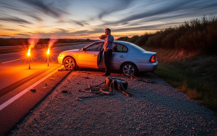 can i claim injury from tire blowout accident