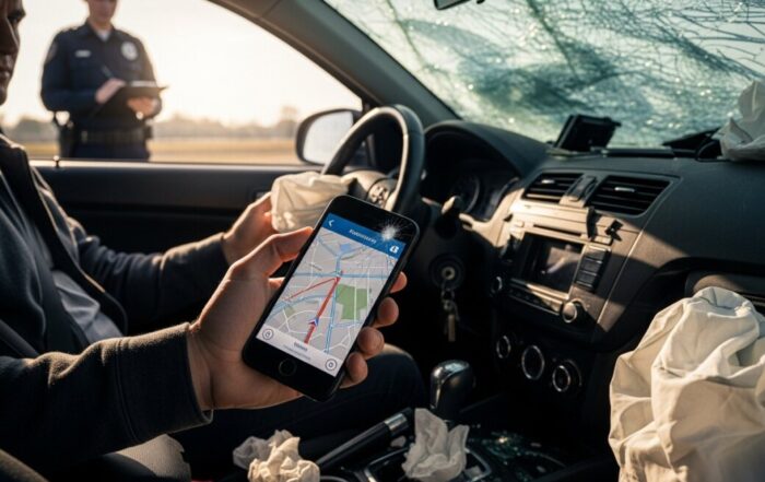 what if driver denies using phone