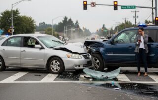 can i claim injury from illegal turn accident